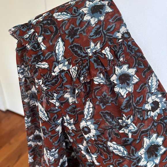 Veronica Beard Anjali Silk Ruched Mini Dress - Picture 3 of 7